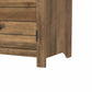 Living Essentials by Hillsdale Prestwick Gaming Ready Wood 70 inch TV Stand with 2 Doors and Shelves, Knotty Oak