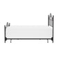 Hillsdale Furniture Harrison King Metal Bed, Textured Black