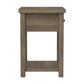 Living Essentials by Hillsdale Harmony Wood Accent Table, Knotty Gray Oak