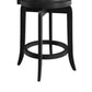 Hillsdale Furniture Savana Wood Counter Height Swivel Stool, Black