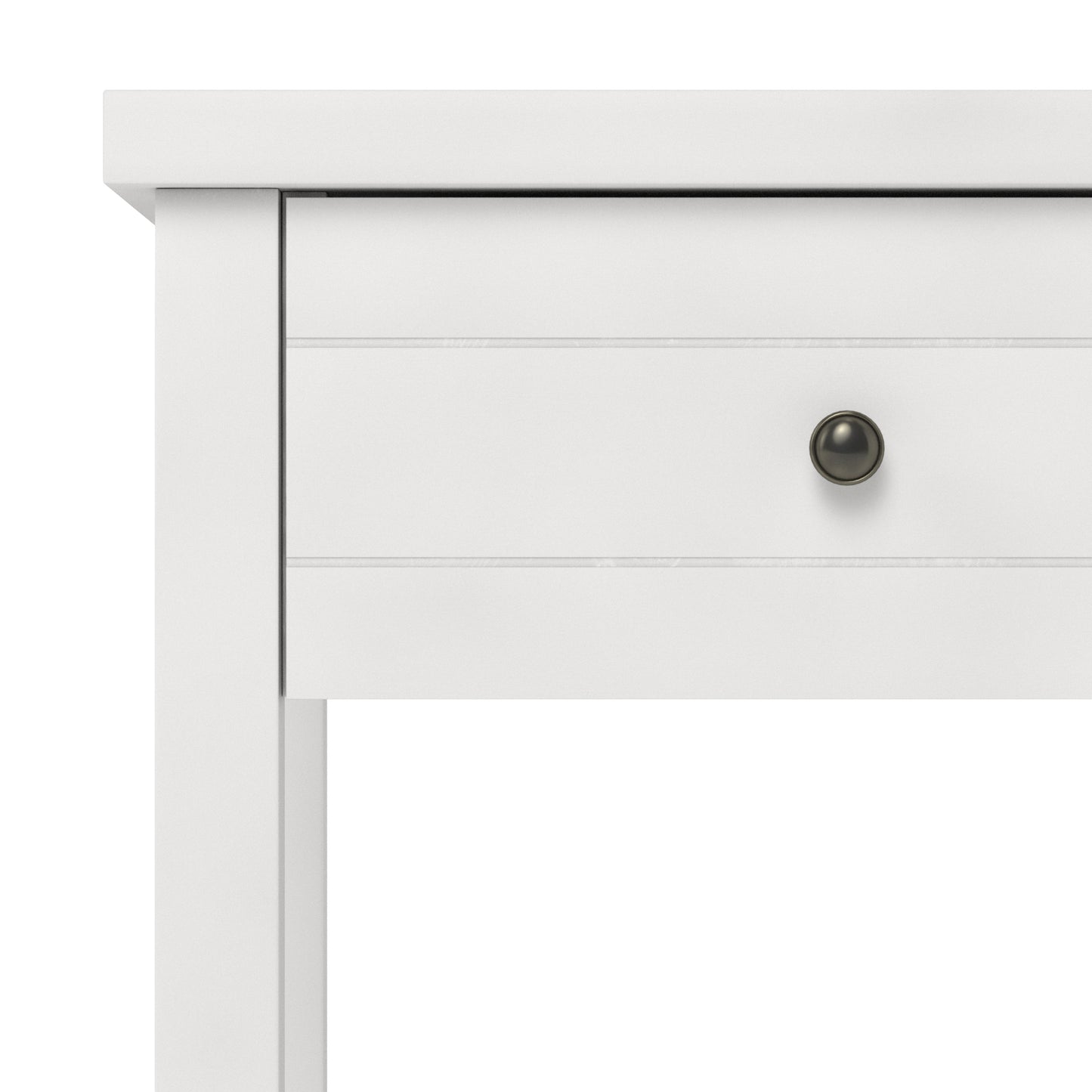 Living Essentials by Hillsdale Harmony Wood Accent Table, Matte White