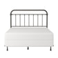 Hillsdale Furniture Kirkland Metal Full/Queen Headboard with Frame, Aged Pewter