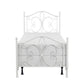 Hillsdale Furniture Ruby Twin Metal Bed, Textured White