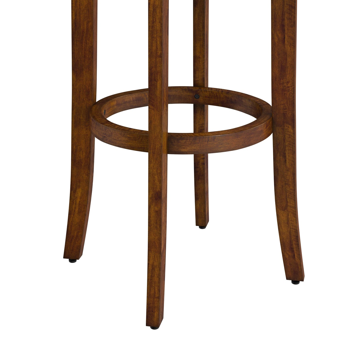 Hillsdale Furniture Canton Wood Bar Height Swivel Stool, Brown