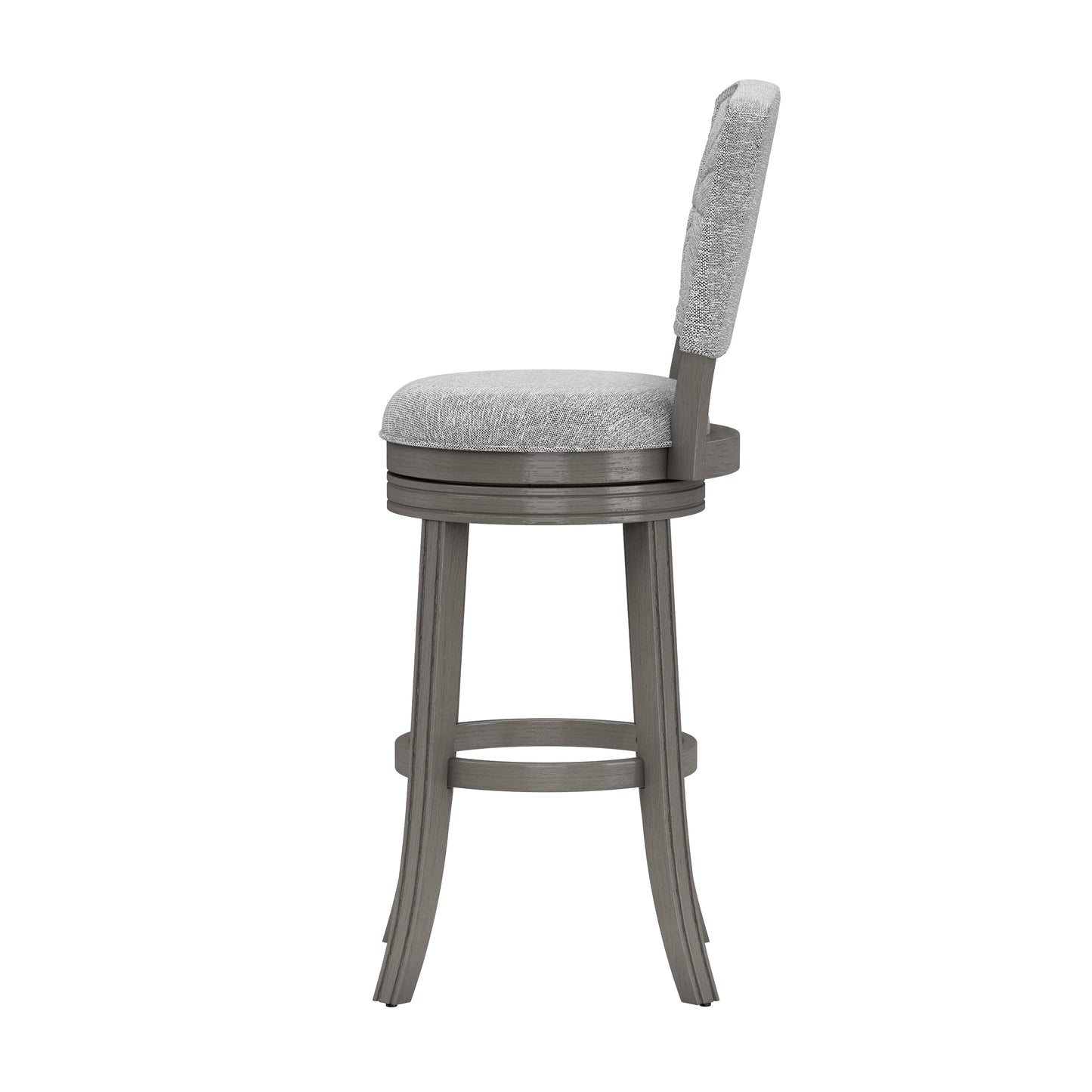 Hillsdale Furniture Santa Clara II Swivel Bar Height Stool, Antique Gray