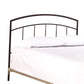 Hillsdale Furniture Julien Full/Queen Metal Headboard with Frame, Textured Black