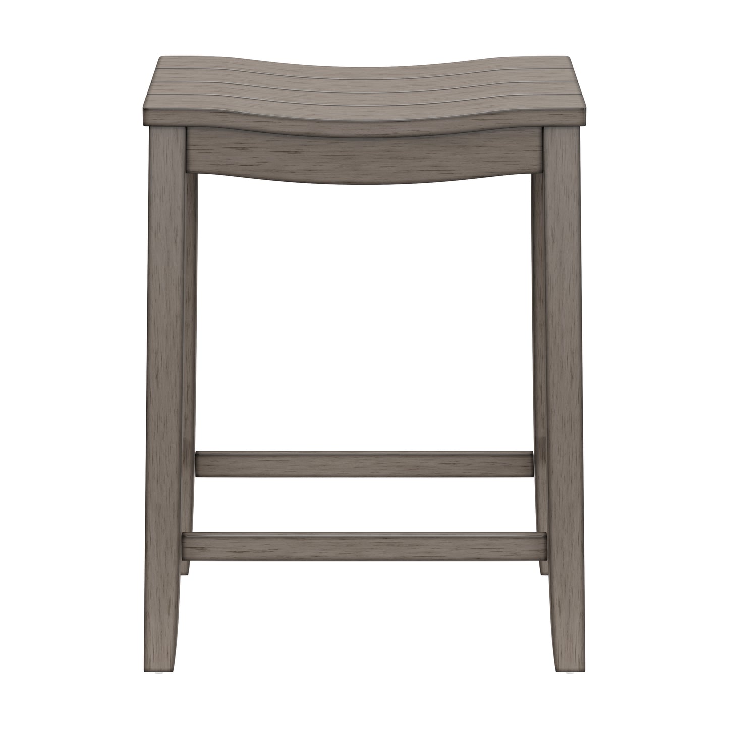 Hillsdale Furniture Fiddler Wood Backless Counter Height Stool, Aged Gray