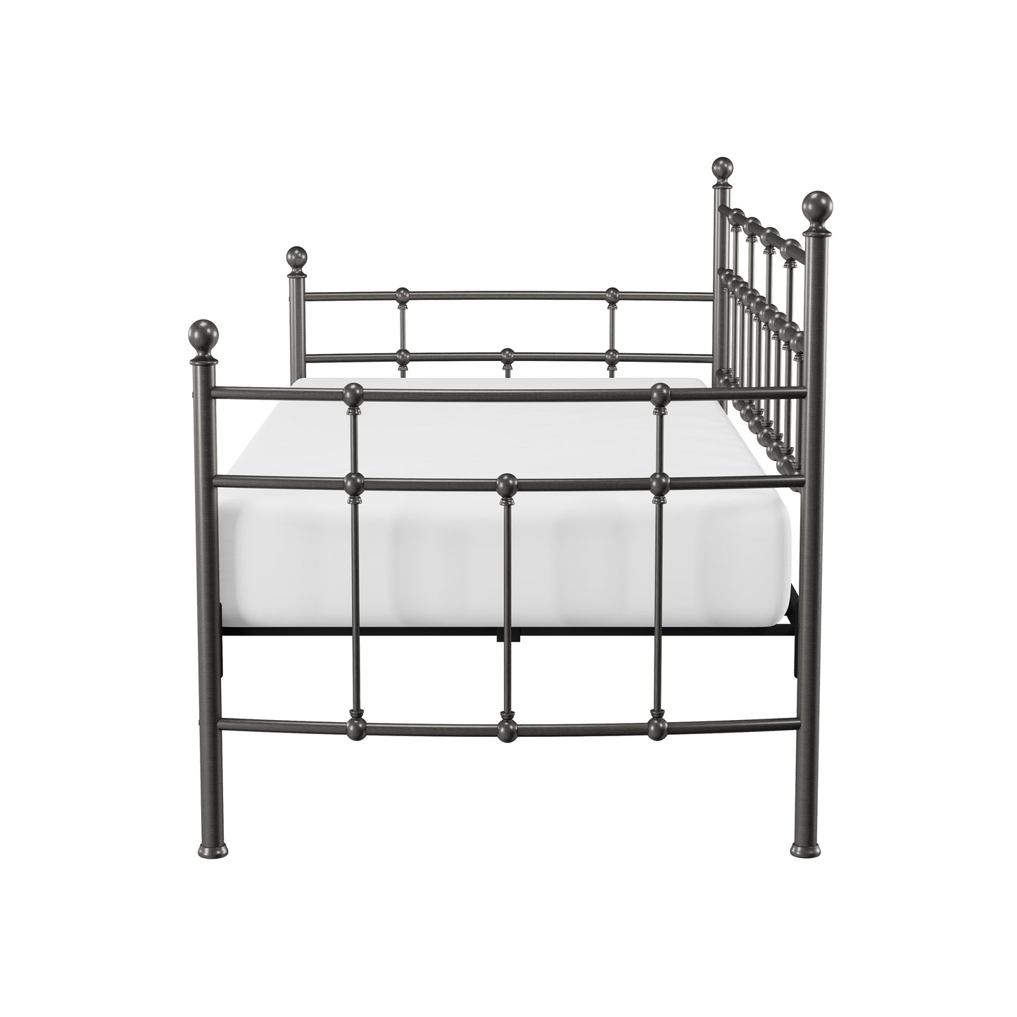 Hillsdale Furniture Providence Metal Twin Daybed, Aged Pewter