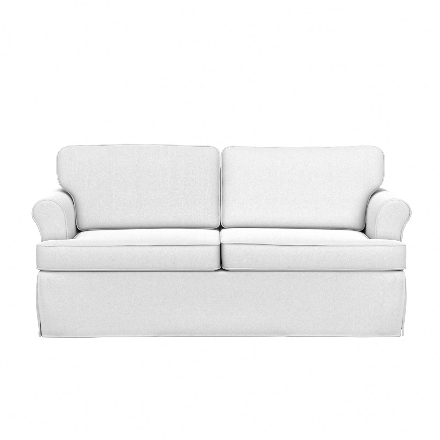 Hillsdale Furniture Faywood Upholstered Sofa, Snow White