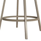 Hillsdale Furniture Canal Street Metal Adjustable Height Stool, Champagne Gold