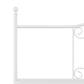 Hillsdale Furniture Ruby King Metal Headboard with Frame, Textured White