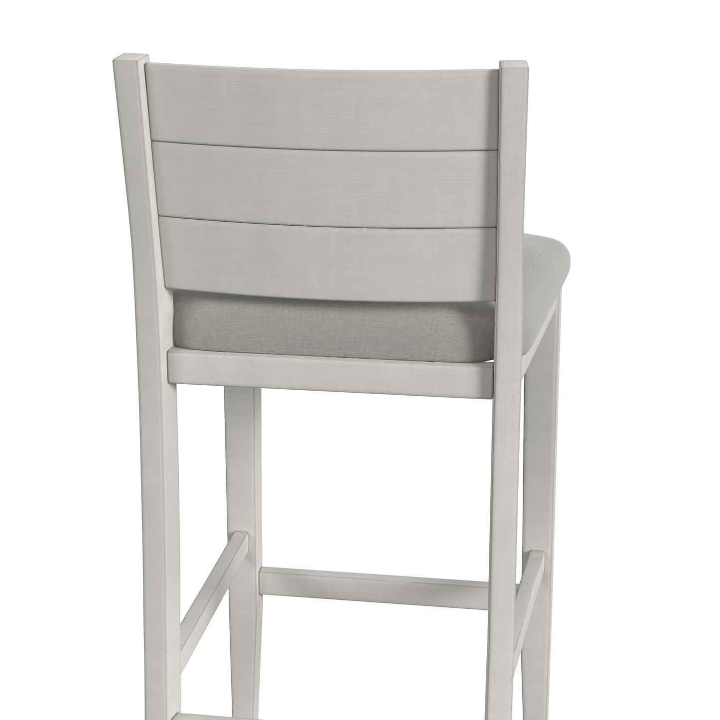 Hillsdale Furniture Fowler Wood Bar Height Stool, Sea White