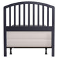 Hillsdale Furniture Carolina Wood Twin Headboard with Frame, Navy