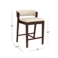 Hillsdale Furniture Dresden Wood Counter Height Stool, Walnut