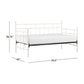 Hillsdale Furniture Providence Metal Twin Daybed, Soft White