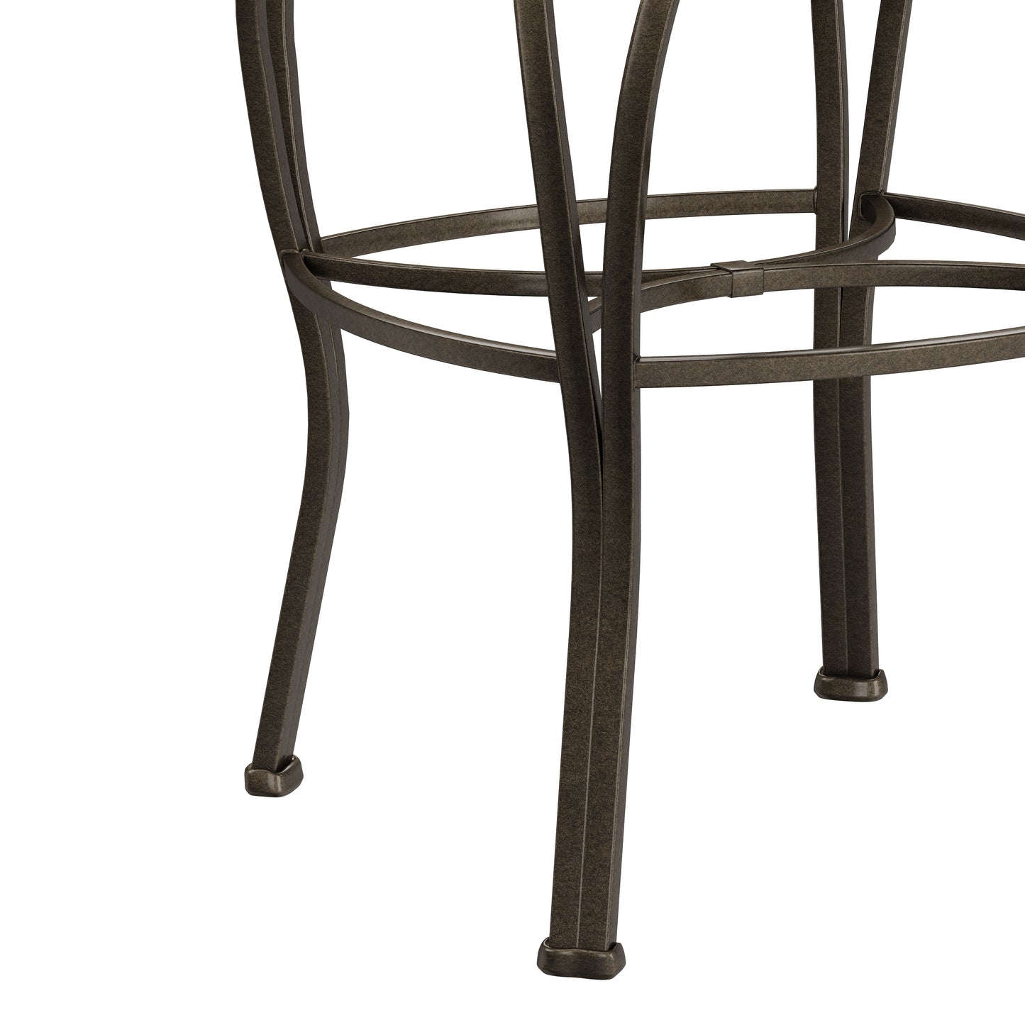 Hillsdale Furniture Montello Metal Bar Height Swivel Stool, Old Steel