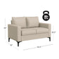 Hillsdale Furniture Alamay Upholstered Loveseat, Oatmeal