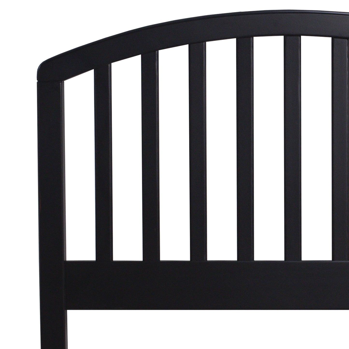 Hillsdale Furniture Carolina Wood Twin Headboard with Frame, Black