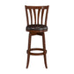 Hillsdale Furniture Savana Wood Bar Height Swivel Stool, Cherry