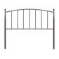 Hillsdale Furniture Warwick Full/Queen Metal Headboard, Gray Bronze