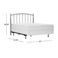 Hillsdale Furniture Warwick Full/Queen Metal Headboard with Frame, Gray Bronze