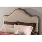 Hillsdale Furniture Delray Queen Upholstered Headboard with Frame, Linen Stone