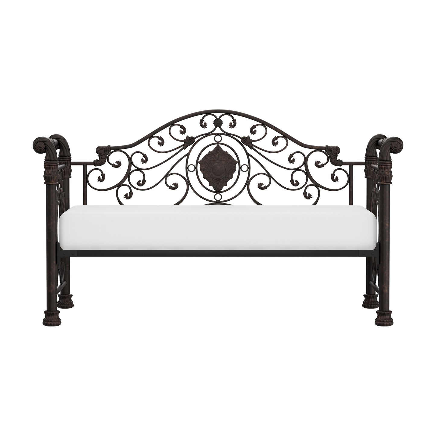 Hillsdale Furniture Mercer Metal Twin Daybed, Antique Brown