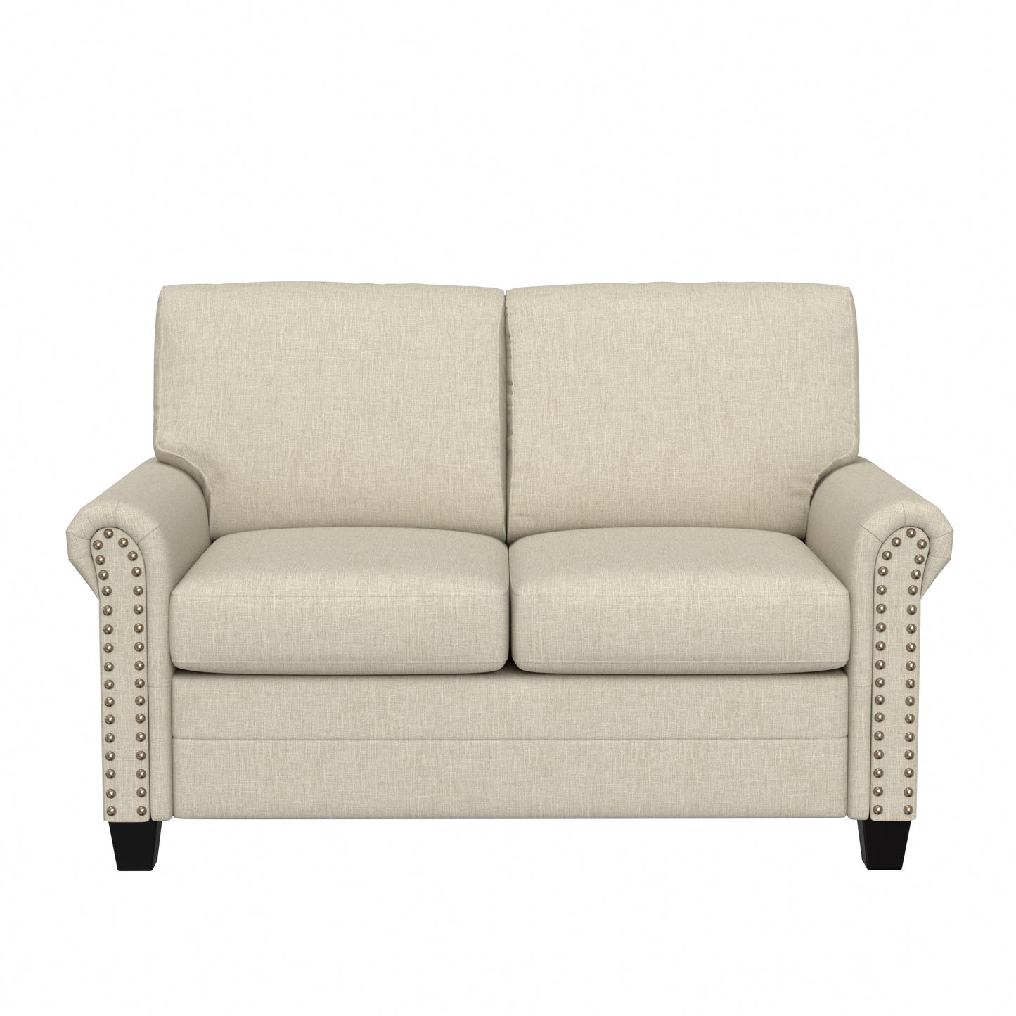 Hillsdale Furniture Barroway Upholstered Loveseat, Beige