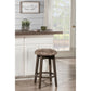 Hillsdale Furniture Odette Wood Backless Counter Height Swivel Stool, Rustic Gray