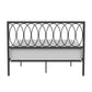 Hillsdale Furniture Naomi Queen Metal Bed, Gray