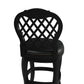 Hillsdale Furniture Braxton Wood Counter Height Return Swivel Stool, Black Honey