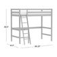 Hillsdale Kids and Teen Caspian Wood Twin Loft Bed, Gray