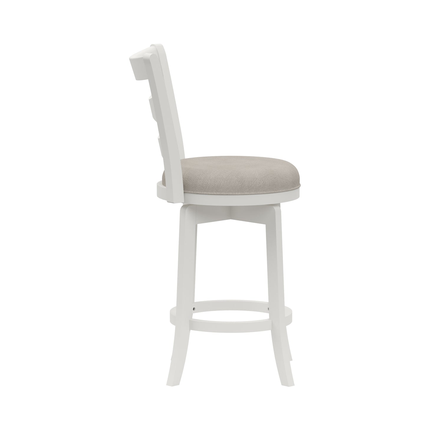 Hillsdale Furniture Elliott Wood Counter Height Swivel Stool, White