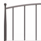 Hillsdale Furniture Warwick Full/Queen Metal Headboard, Gray Bronze