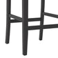 Hillsdale Furniture Allbritton Wood Bar Height Stool, Black