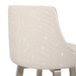 Hillsdale Furniture Stonebrooke Wood and Upholstered Bar Height Swivel Stool, Champagne