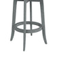 Hillsdale Furniture Savana Wood Bar Height Swivel Stool, Blue Wire Brush