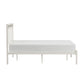 Hillsdale Furniture Serenity Metal Full Platform Bed, White