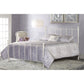 Hillsdale Furniture Molly Queen Metal Bed, White