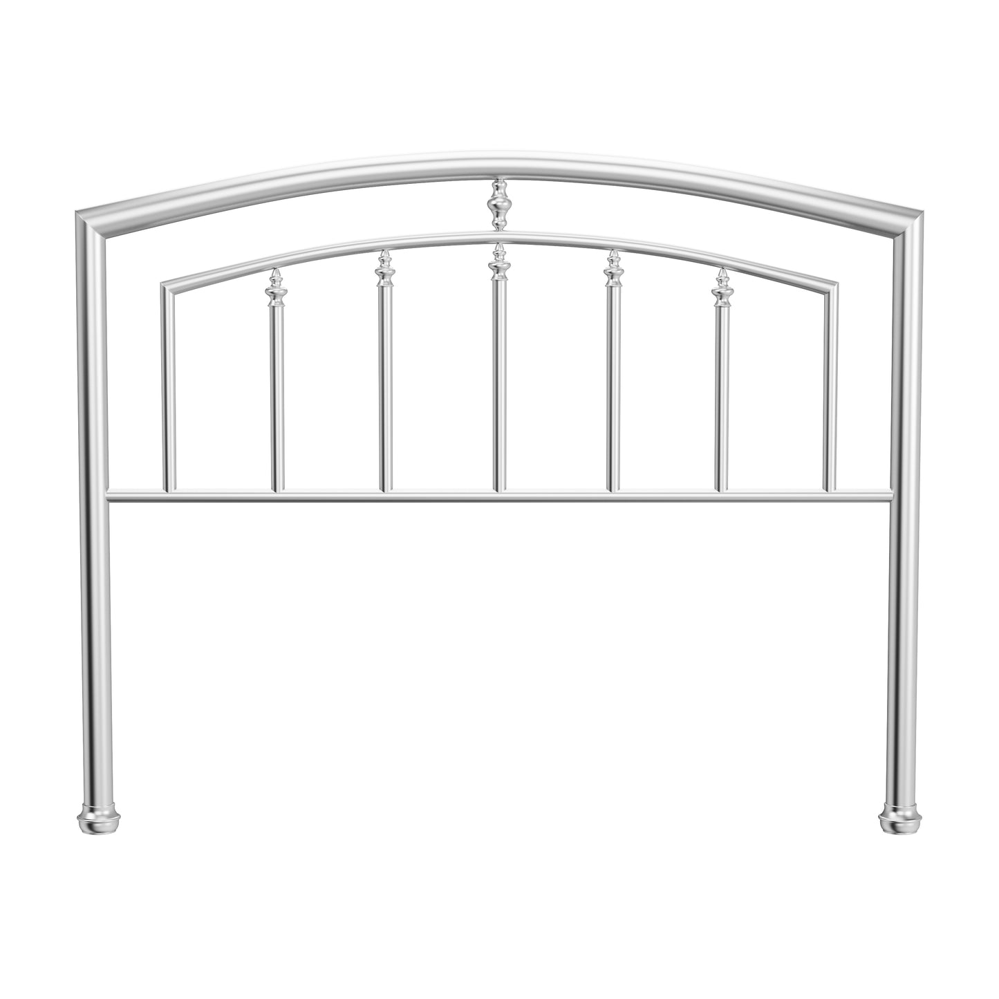 Hillsdale Furniture Claudia Full/Queen Metal Headboard, Matte Nickel