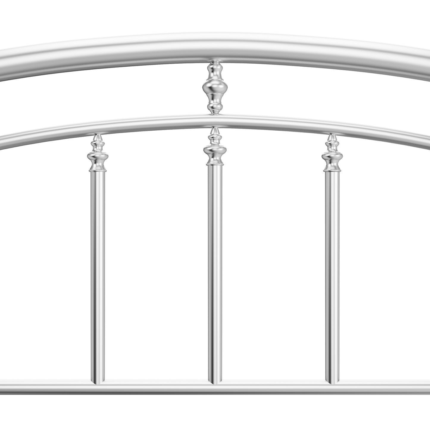 Hillsdale Furniture Claudia King Metal Headboard, Matte Nickel