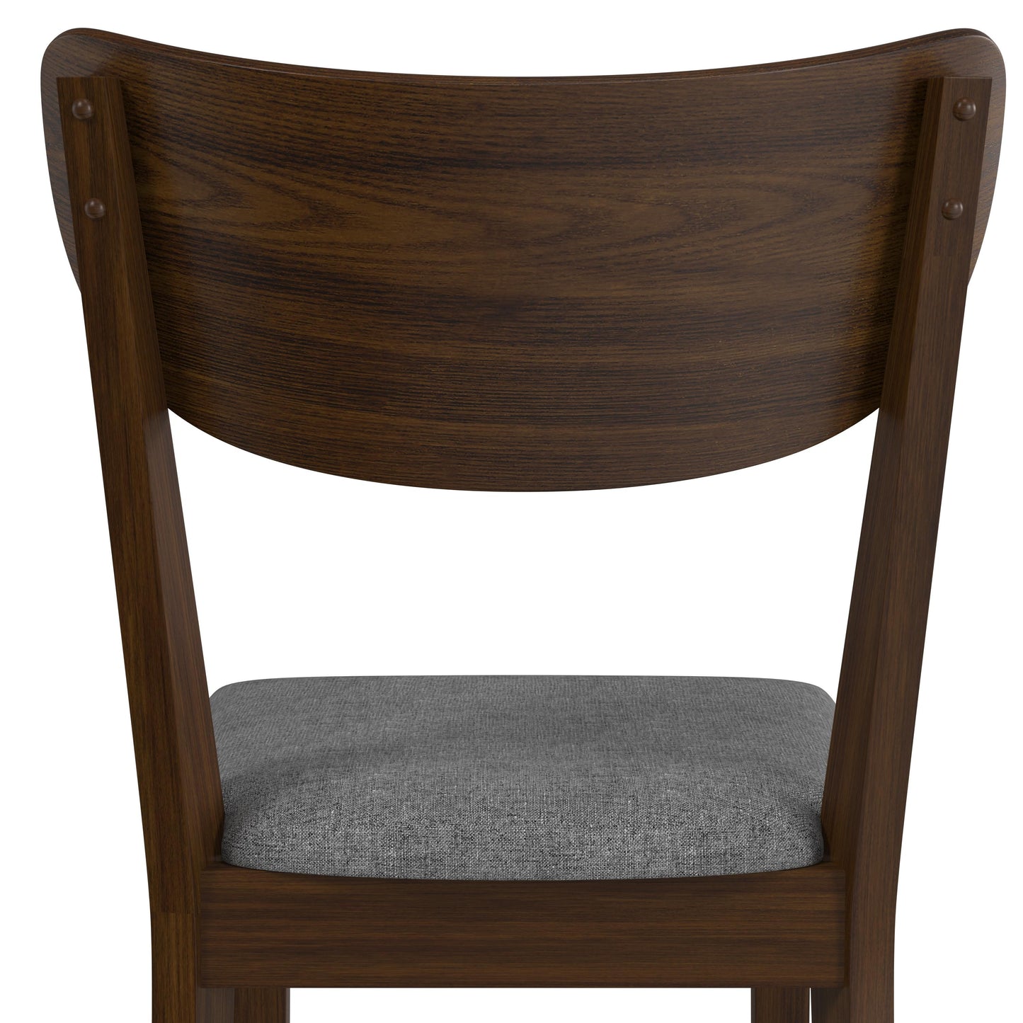 Hillsdale Furniture San Marino Side Dining Chair with Wood Back, Set of 2, Chestnut