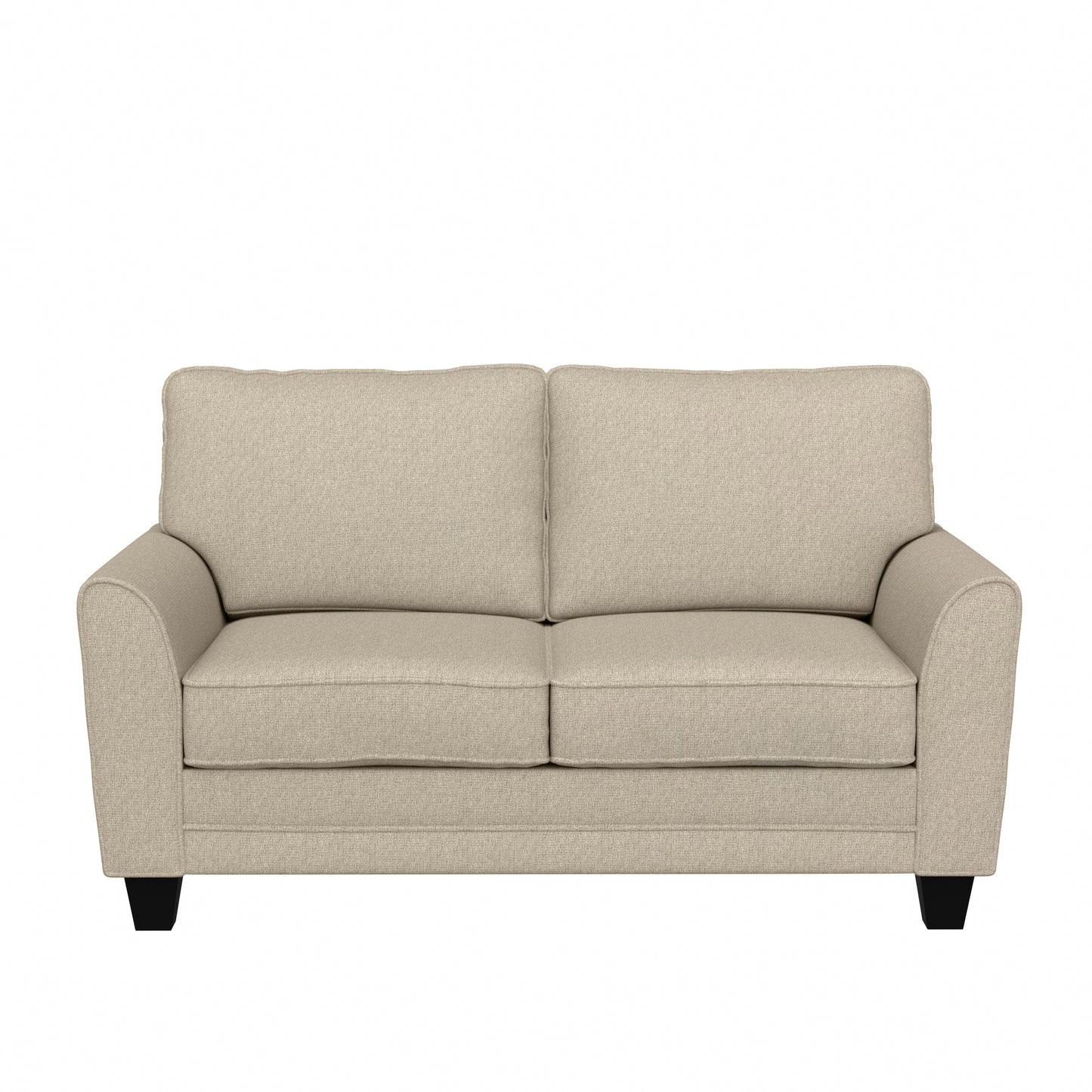 Hillsdale Furniture Daniel Upholstered Loveseat, Putty