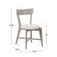 Hillsdale Furniture Mayson Wood Dining Chair, Set of 2, Gray