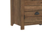 Living Essentials by Hillsdale Prestwick Gaming Ready Wood 60 inch TV Stand with 2 Doors and Shelves, Knotty Oak