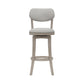 Hillsdale Furniture Sloan Wood Bar Height Swivel Stool, Aged Gray