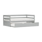 Hillsdale Kids and Teen Caspian Daybed with Trundle, Gray