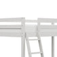 Hillsdale Kids and Teen Caspian Wood Twin Loft Bed, White