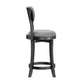 Hillsdale Furniture Sloan Wood Counter Height Swivel Stool, Black