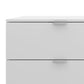 Hillsdale Living Essentials Delmar Wood 6 Drawer Dresser, Matte White